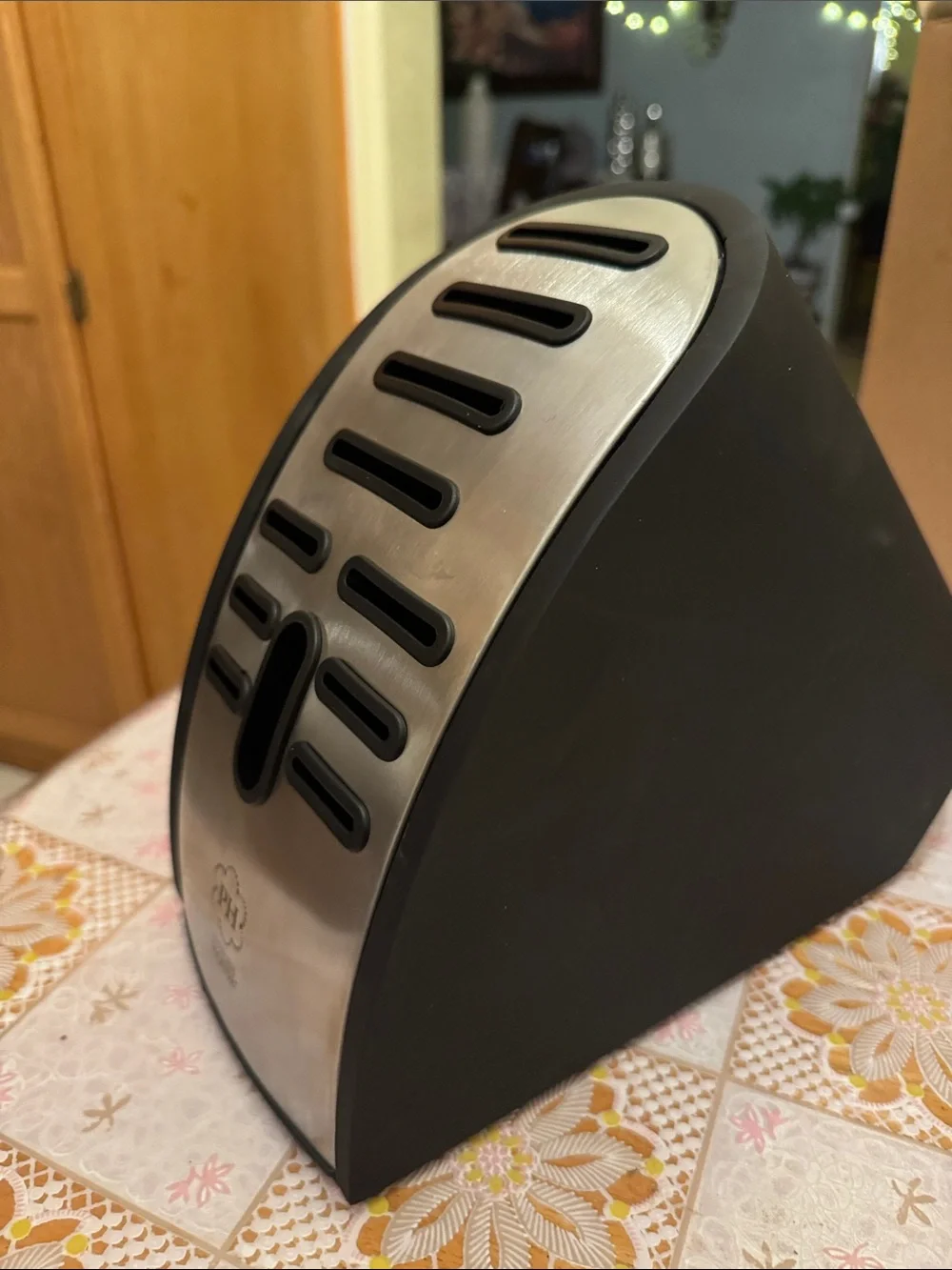 Princess House Silver and Black Portable Speaker